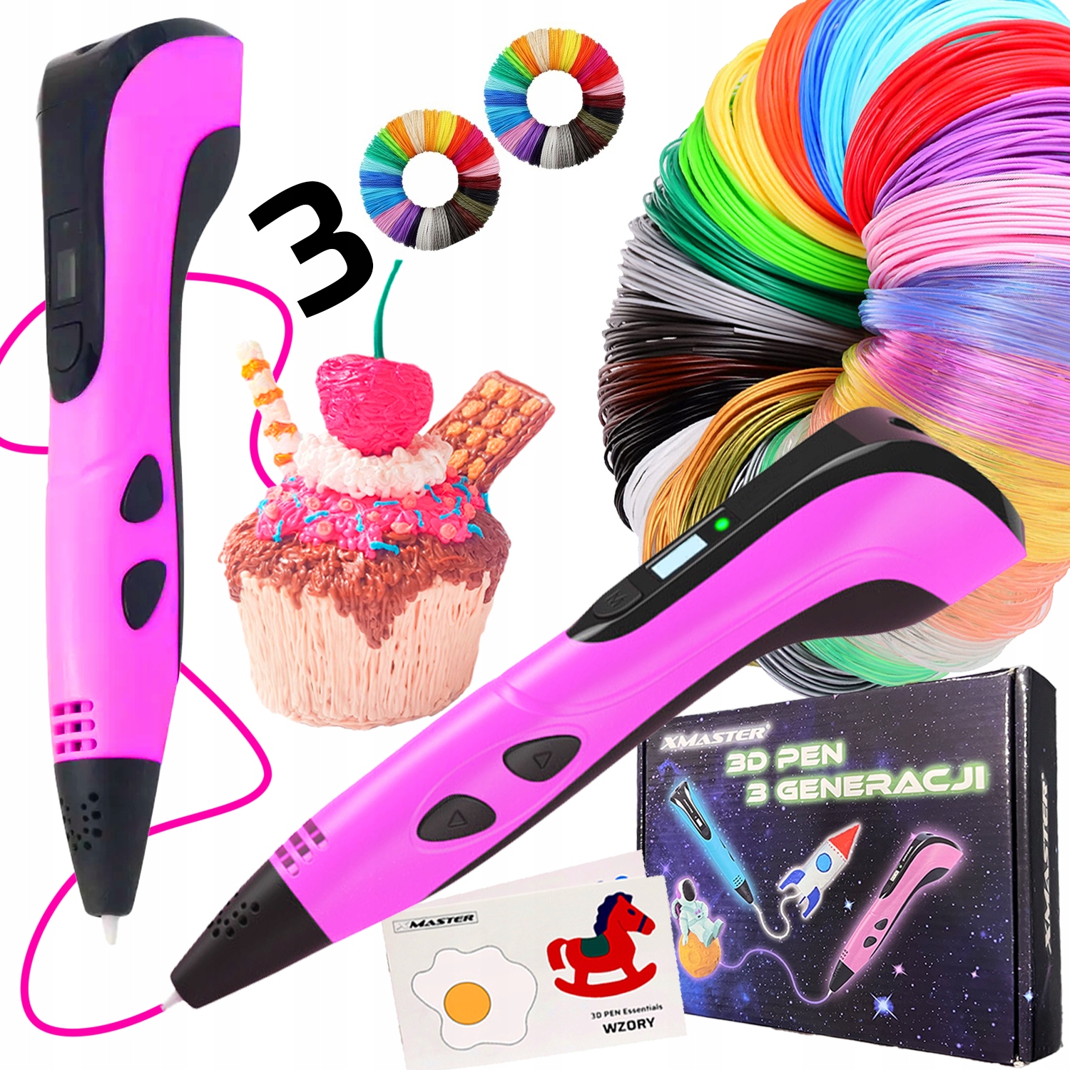 XMaster 3D PEN 2024 3D pero + 4 ďalšie produkty